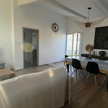 Lido De La Marana: Beachfront With Private Pool Bastia (Corsica)