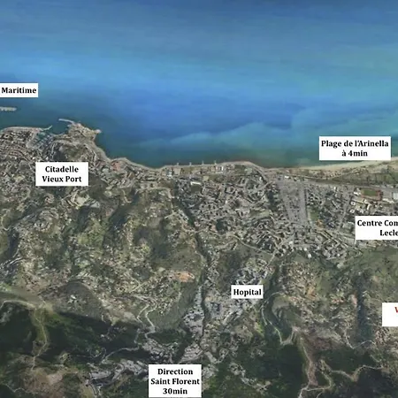 Apartment Lido De La Marana: Beachfront With Private Pool Bastia (Corsica)
