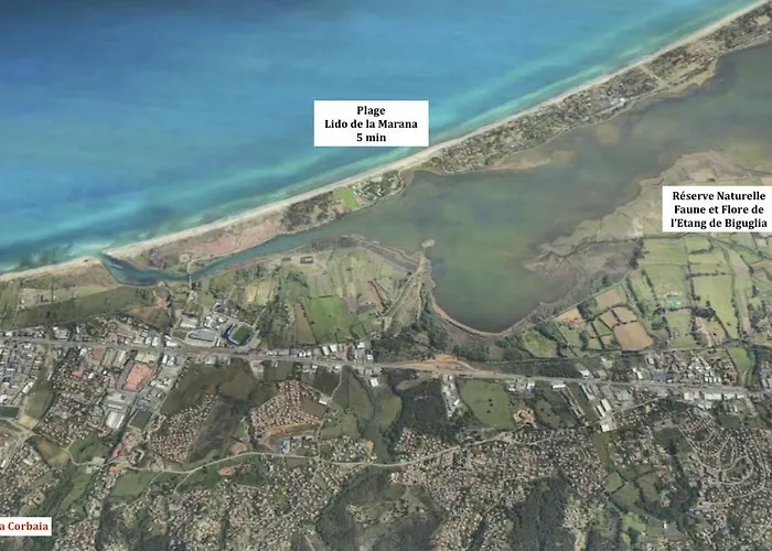 Altea- Lido Marana - Piscine Privee Exclusive - A Pied - 3 Bedrooms House - Private Swimming Pool - Access On Foot バスティア